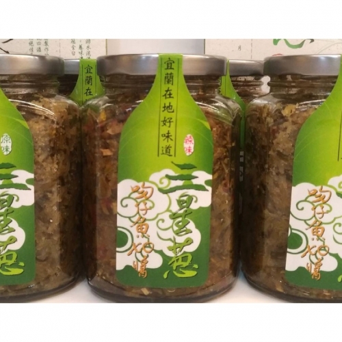 (葷)三星蔥吻仔魚(不辣)